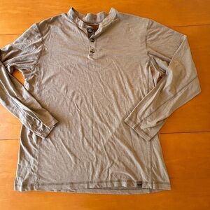 Venado Large Tall Henley Long Sleeve T’Shirt